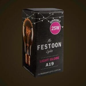 25W Round Edison Packaging