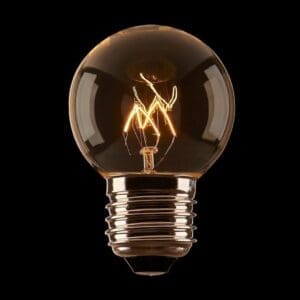 15W Clear G45 Festoon Globe