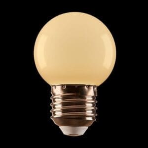 1W - G45 White Festoon LED Globe