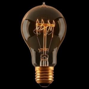 25W Round Festoon Edison Globe