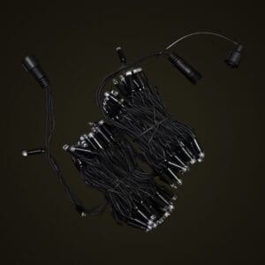 Black Cable 10M Fairy Light Bunched Off