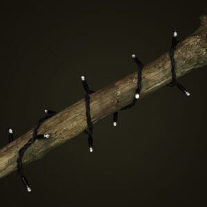 Black Fairy Light Bright White Branch