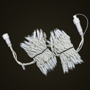 White Cable 10M Fairy Light Bunched Off