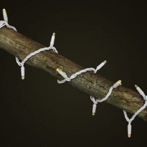 White Fairy Light Warm White Branch