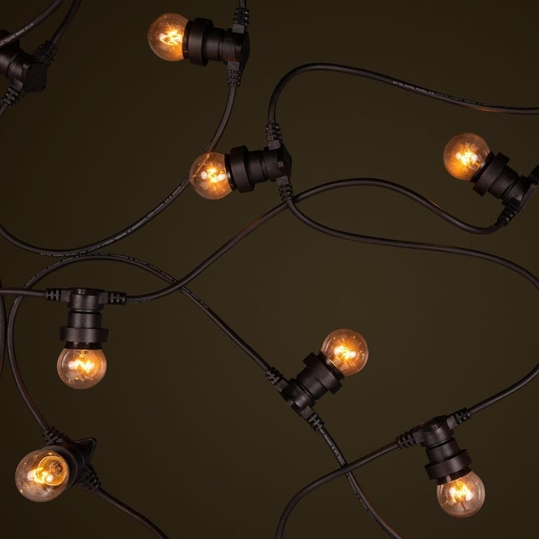Commercial Festoon String Lighting System Outdoor Festoon Lights