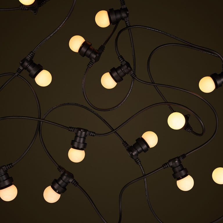 Commercial Festoon String Lighting System Outdoor Festoon Lights
